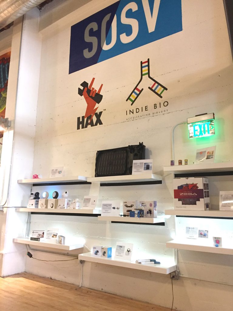 HAX cohort shelf